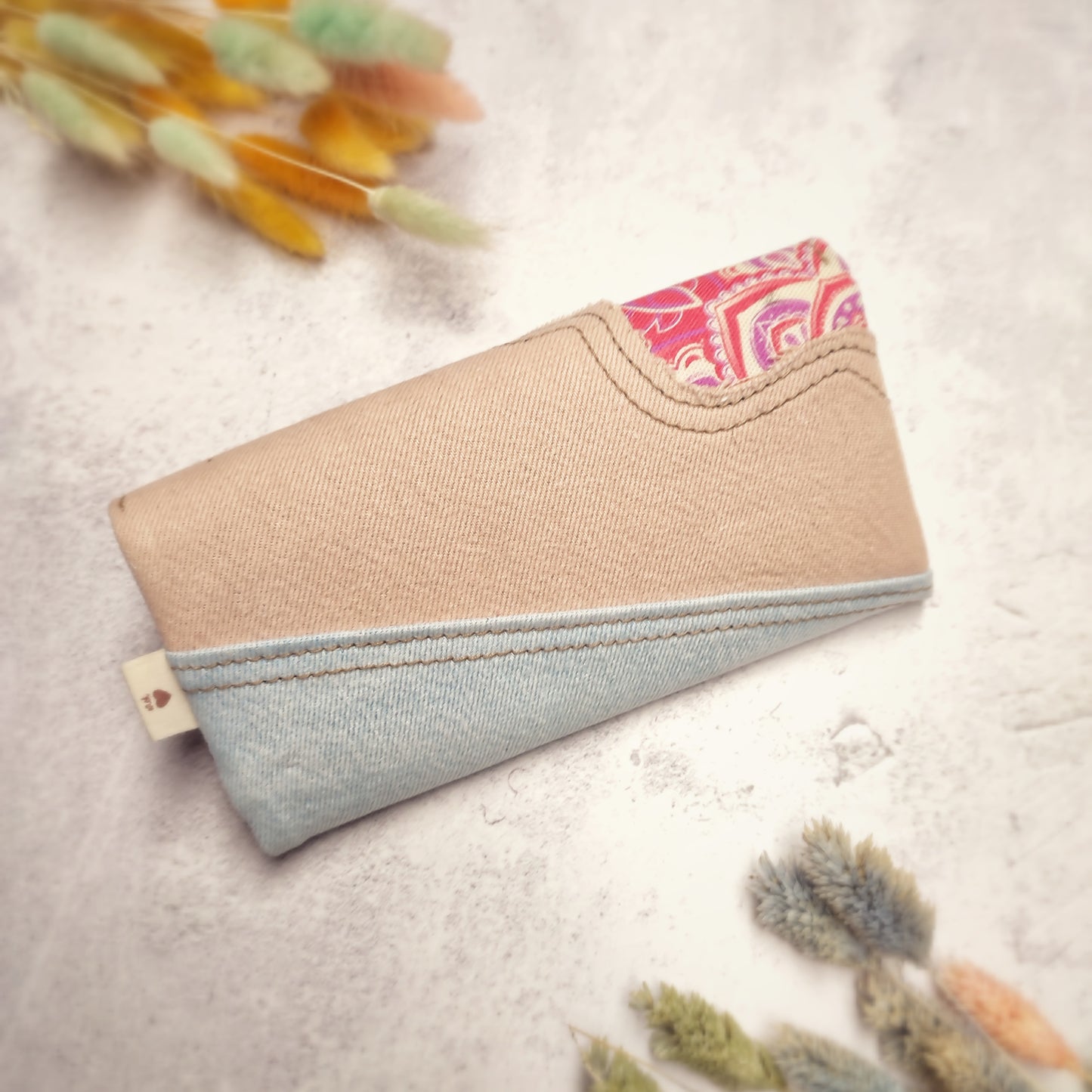 Upcycling Geldbörse "Hippie Spirit"