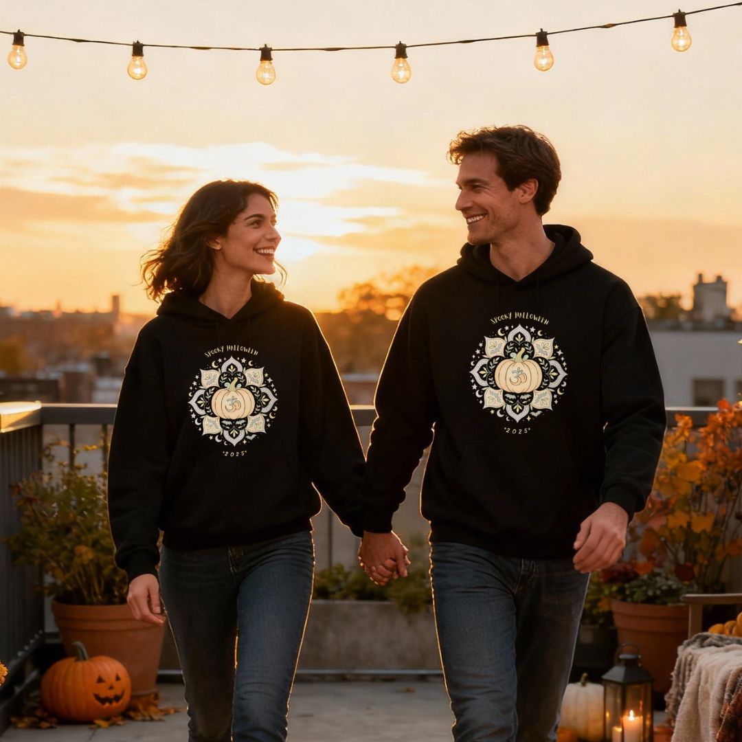 Unisex Bio Hoodie "Spooky Halloween 2025"