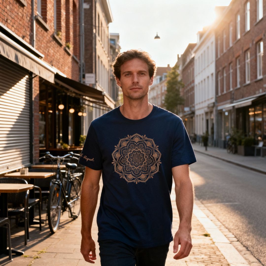 Unisex T-Shirt "Breathe. Stretch. Repeat."