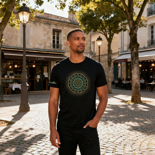 Unisex Bio T-Shirt "Just breathe." - nachhaltig & Fair von AnyArtDesign