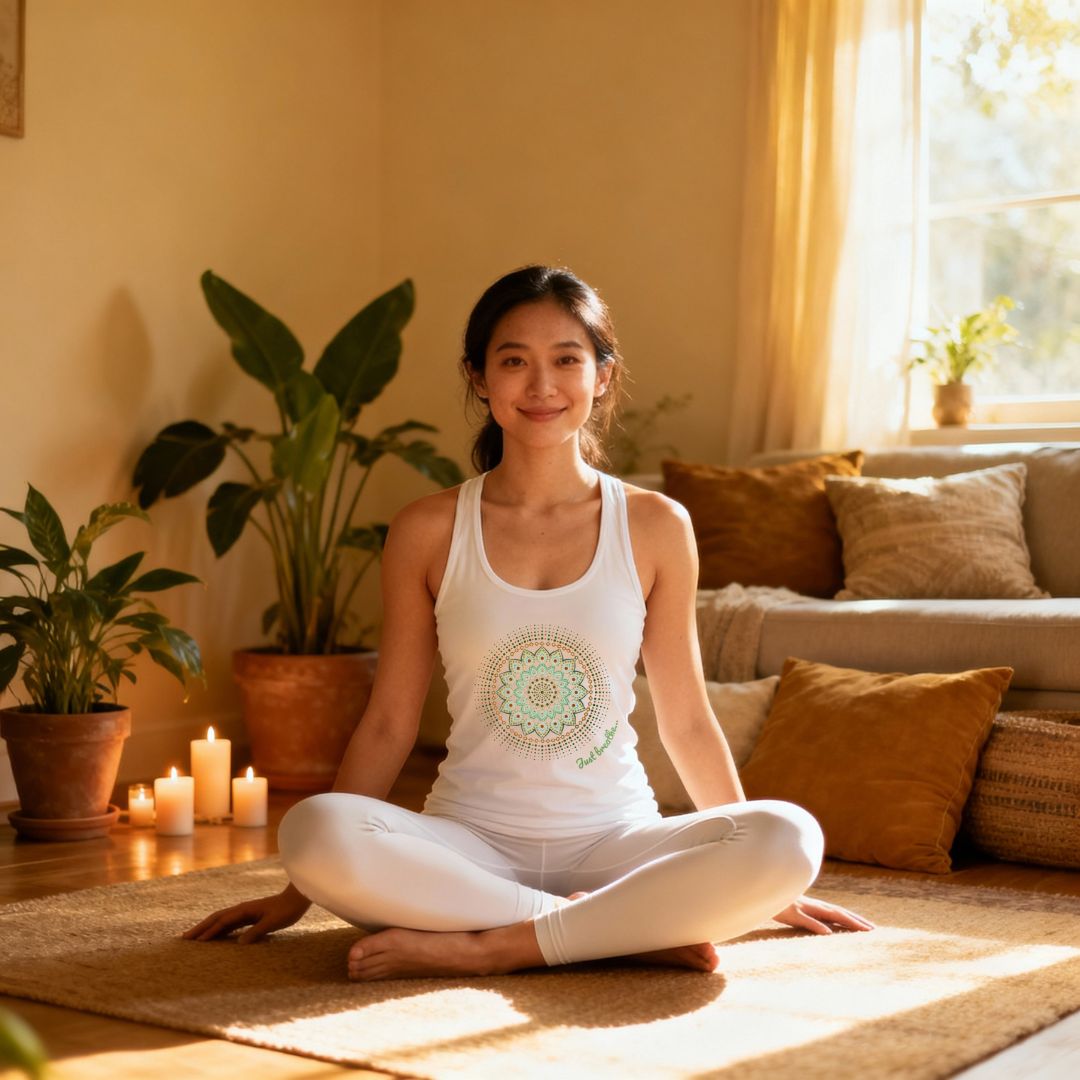 Mandala Tanktop "Just breathe"