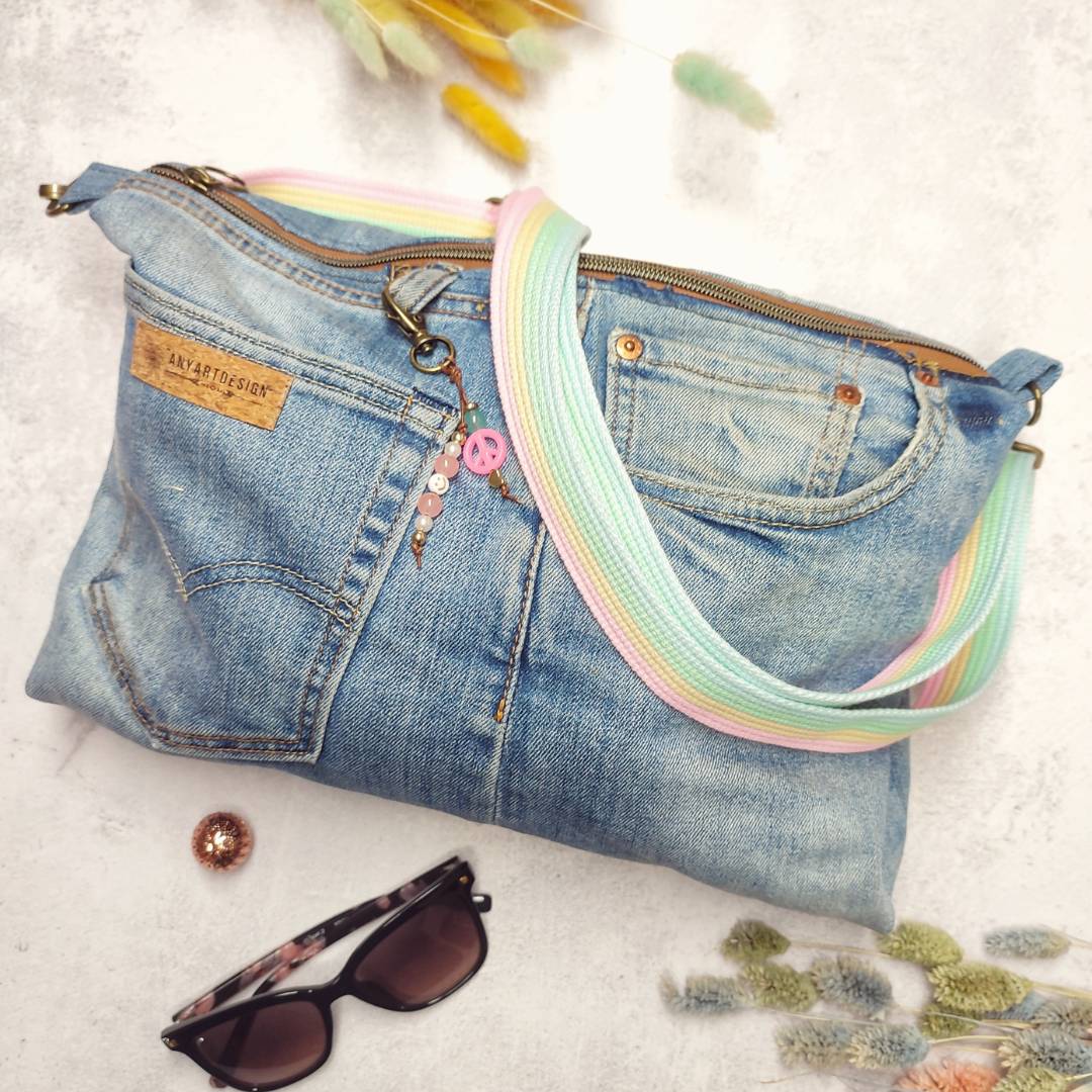 Upcycling Jeans Hobo Bag