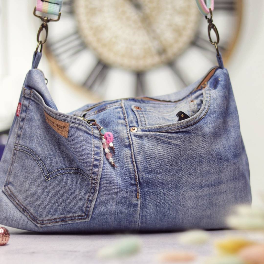 Upcycling Jeans Hobo Bag