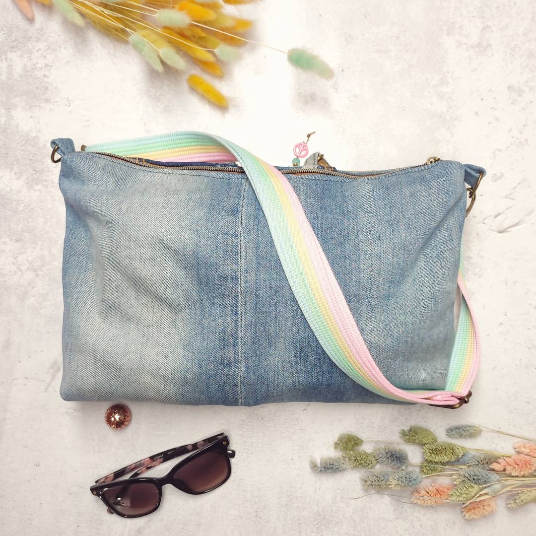 Upcycling Jeans Hobo Bag
