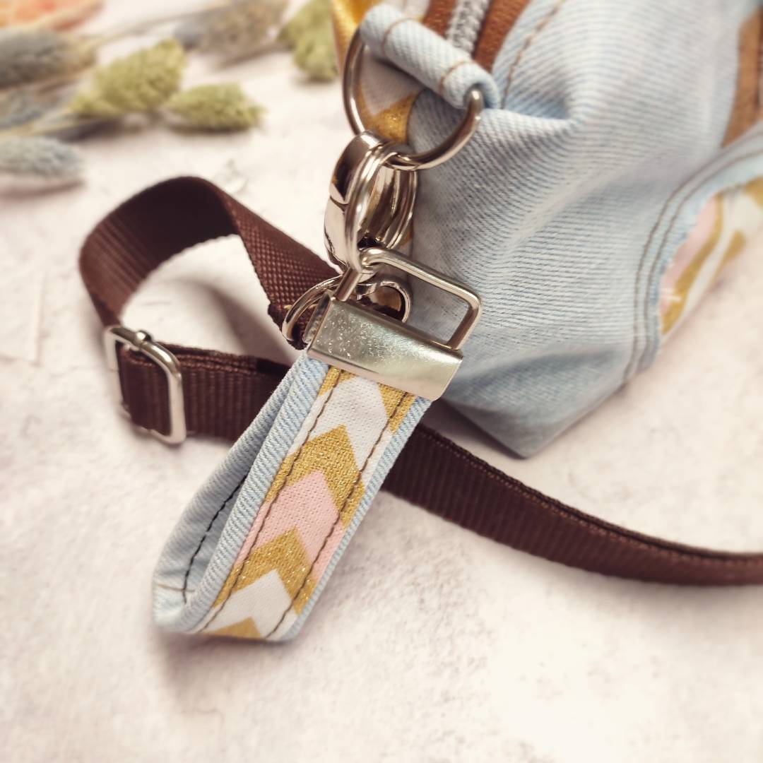 Upcycling Mini Bag "Moon child"