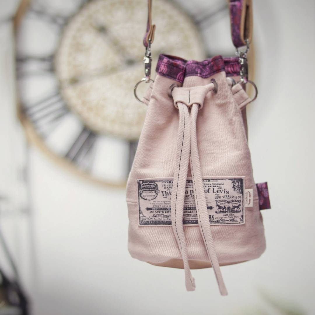 Upcycling Mini Seesack "Rosa"