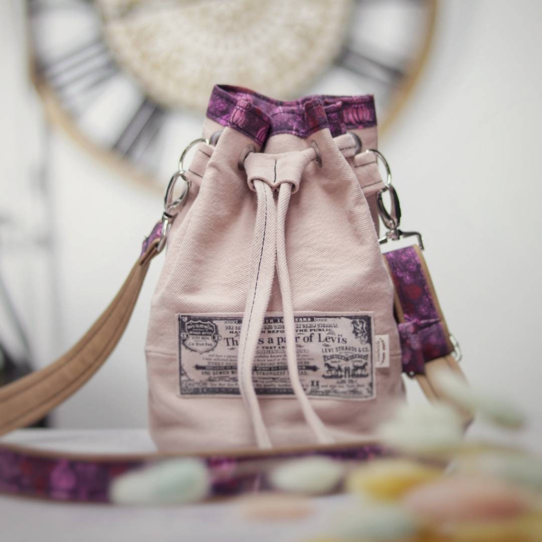 Upcycling Mini Seesack "Rosa"