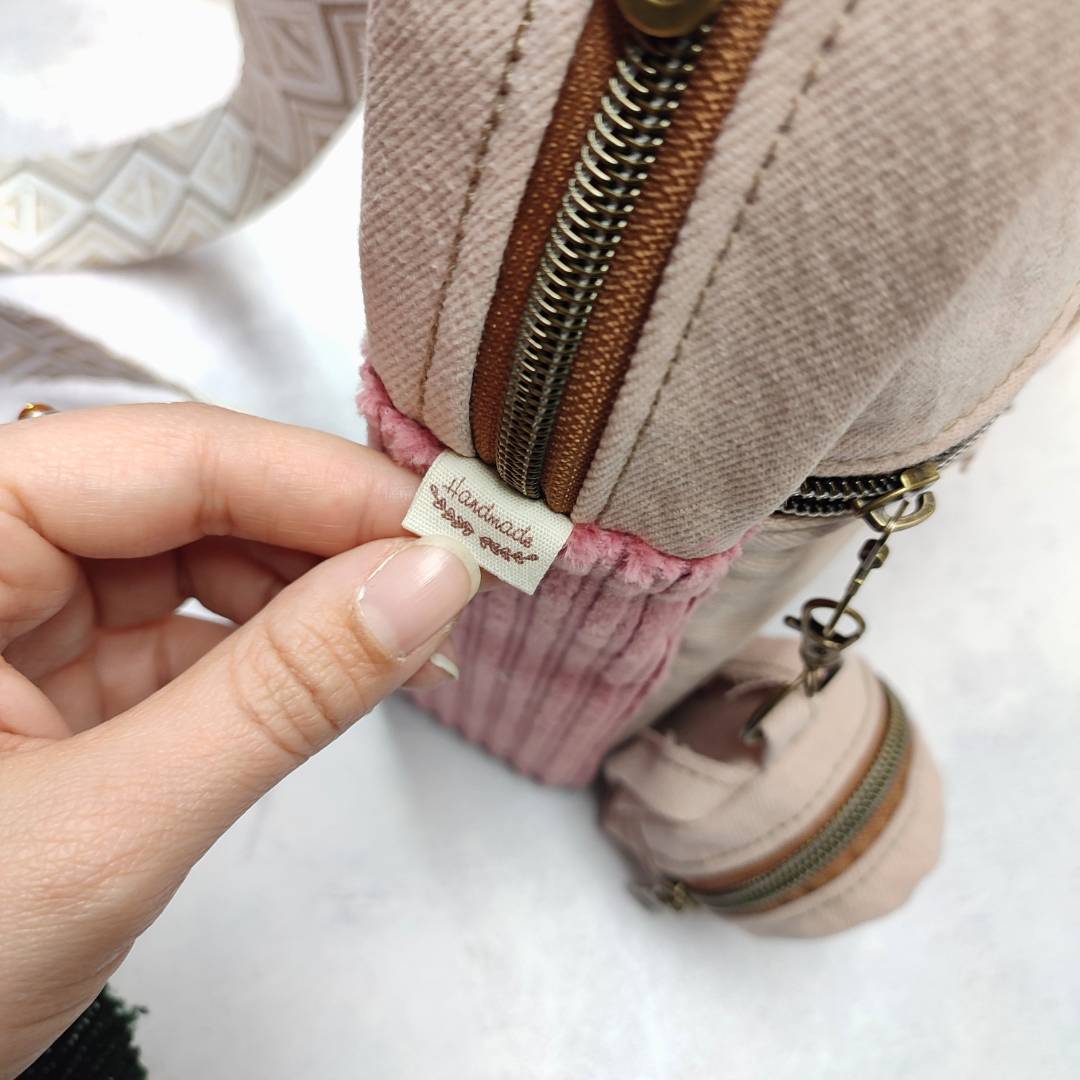 Upcycling Jeans Rucksack "Rosa"
