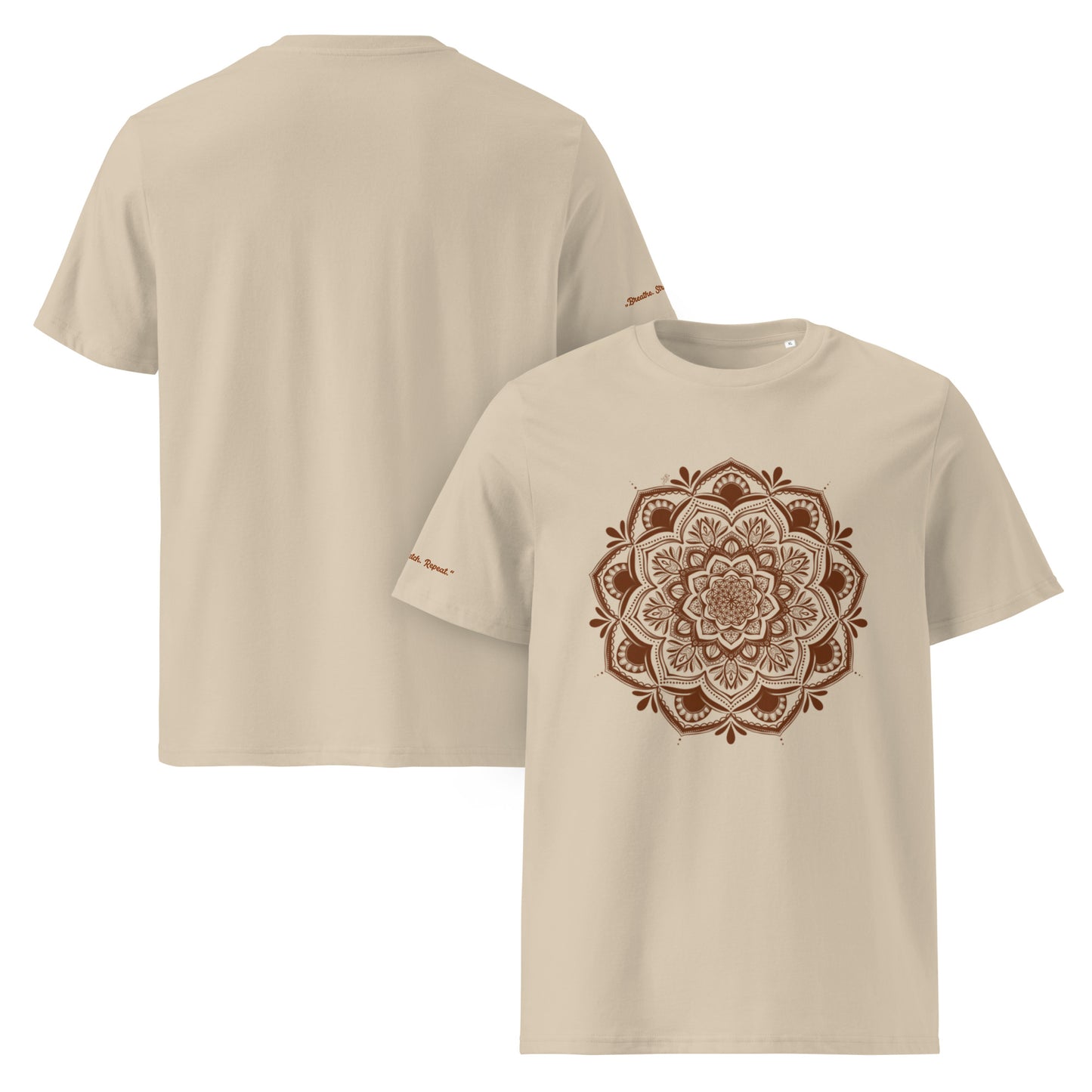 Unisex Bio T-Shirt "Breathe. Stretch. Repeat.“