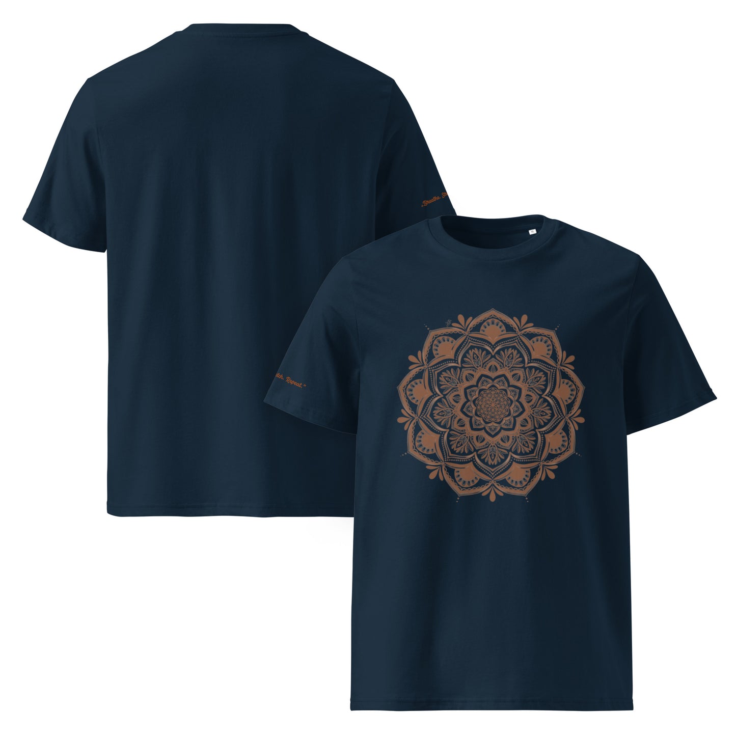 Unisex Bio T-Shirt "Breathe. Stretch. Repeat.“