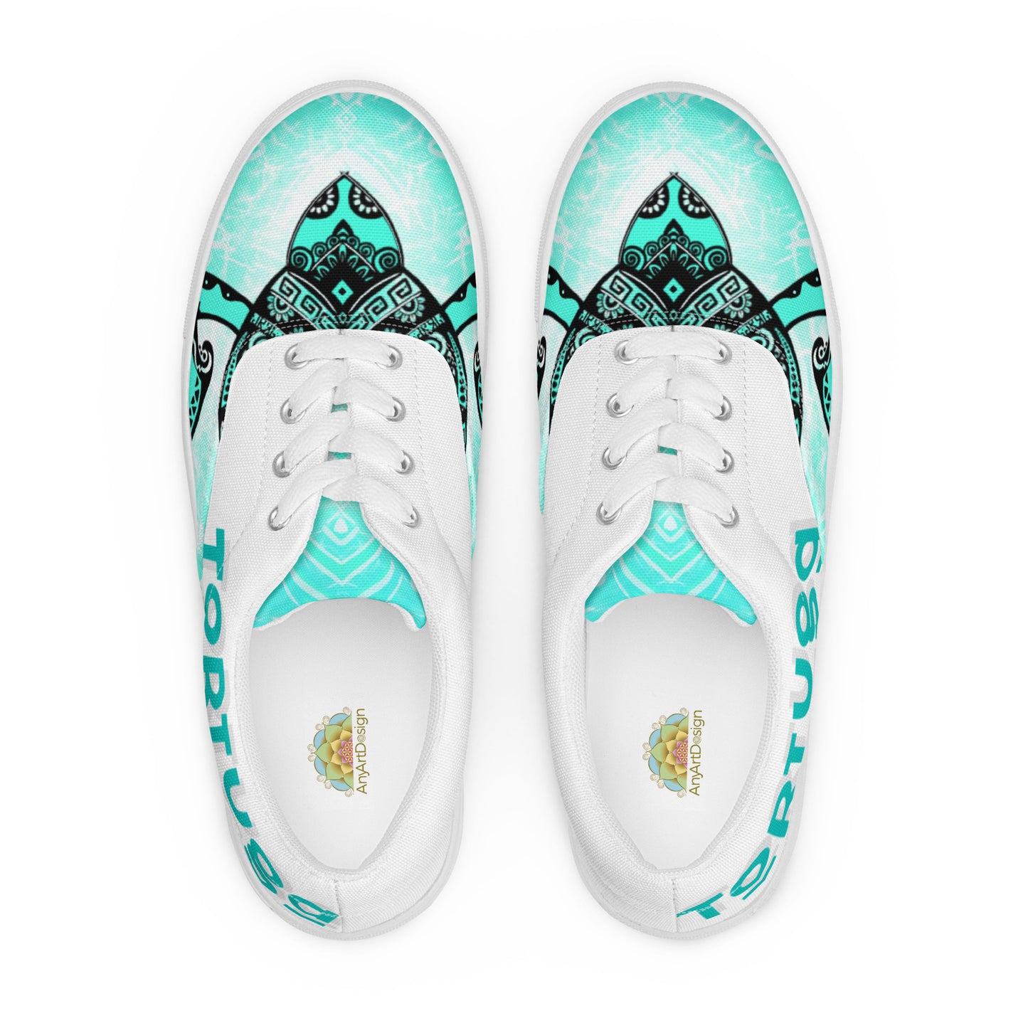 Mandala Lace-Up Sneaker "Tortuga"