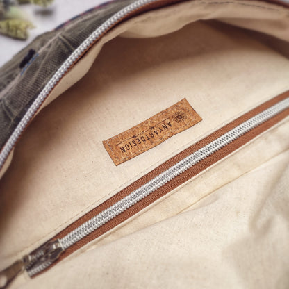 Upcycling Jeans Crossbag "Ethno"
