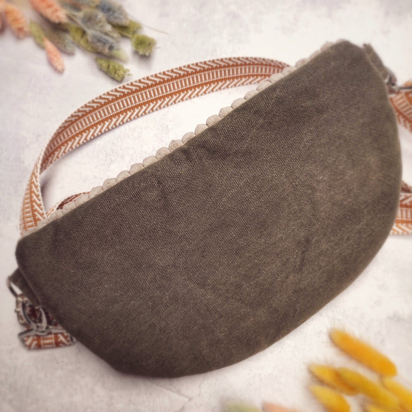 Upcycling Jeans Crossbag "Ethno"