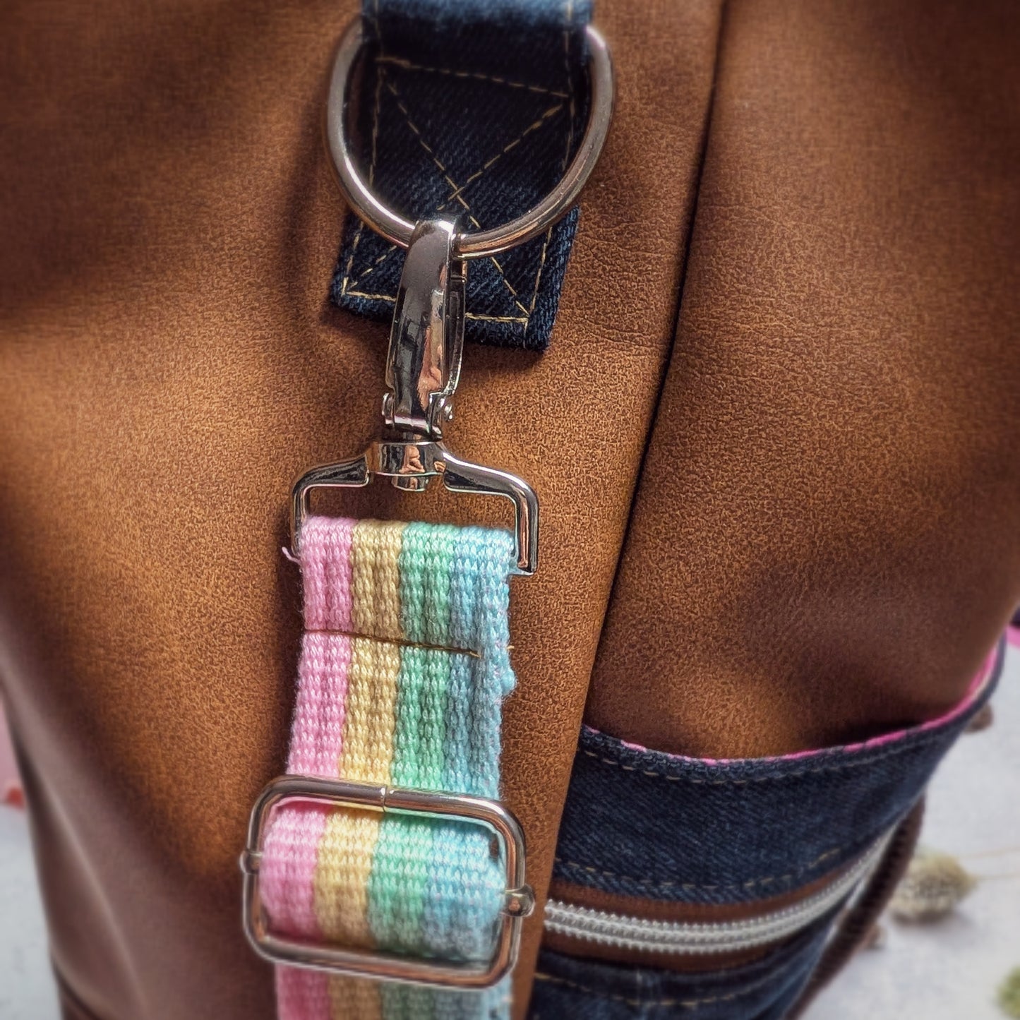 Upcycling Rucksacktasche - nachhaltig & Fair 4 in 1 Tasche von AnyArtDesign