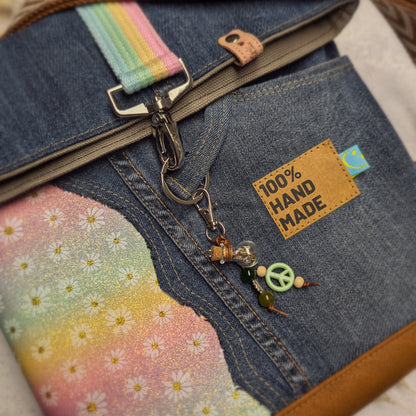 Upcycling Handtasche "Flowerpower" - nachhaltig & Fair von AnyArtDesign