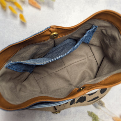 Upcycling Handtasche "Double Boom" - nachhaltig & Fair von AnyArtDesign