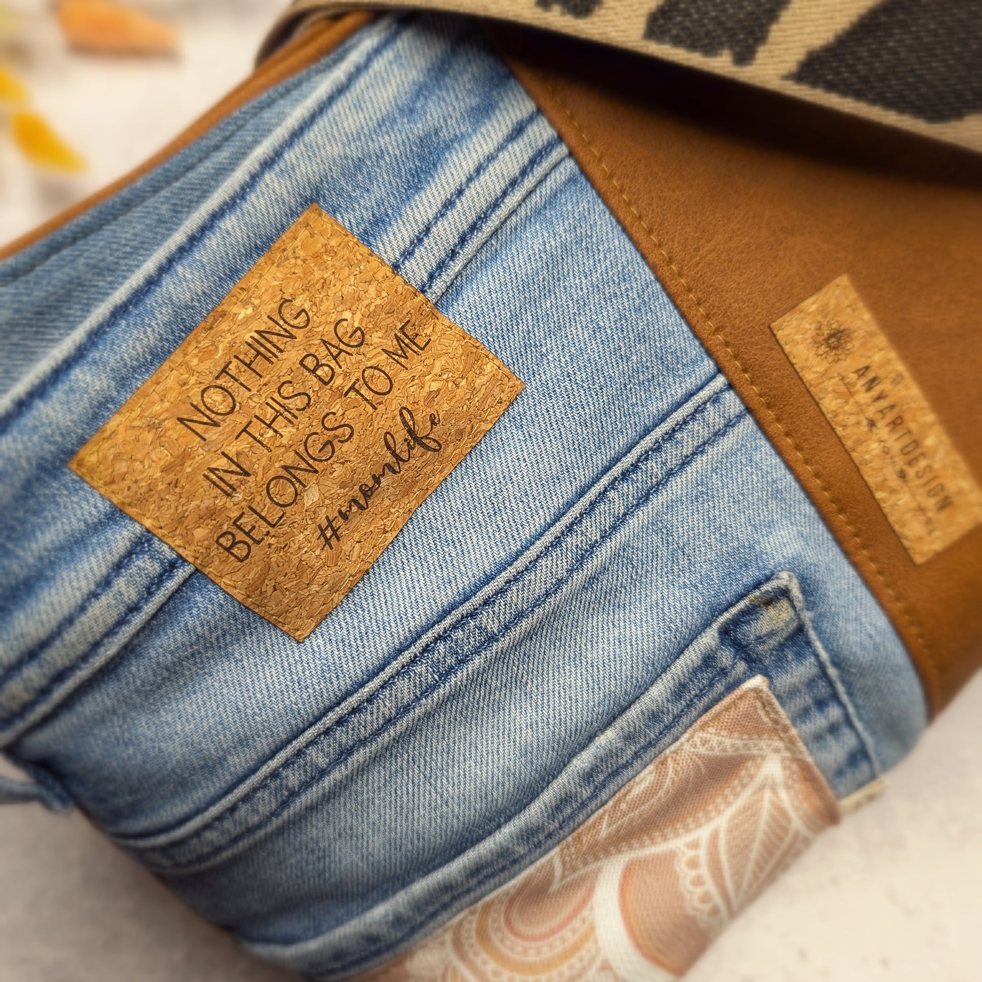 Upcycling Handtasche "Double Boom" - nachhaltig & Fair von AnyArtDesign