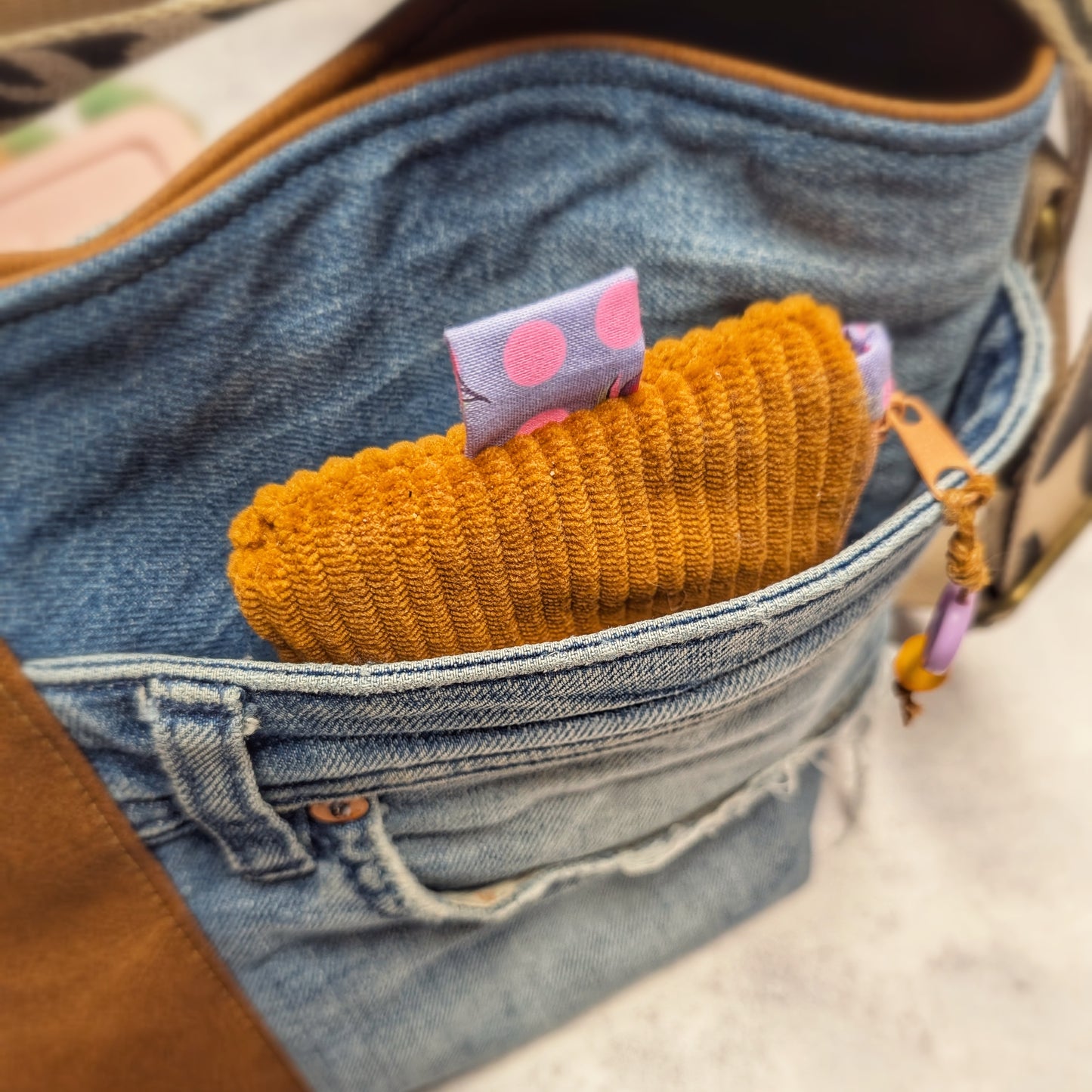 Upcycling Handtasche "Double Boom" - nachhaltig & Fair von AnyArtDesign