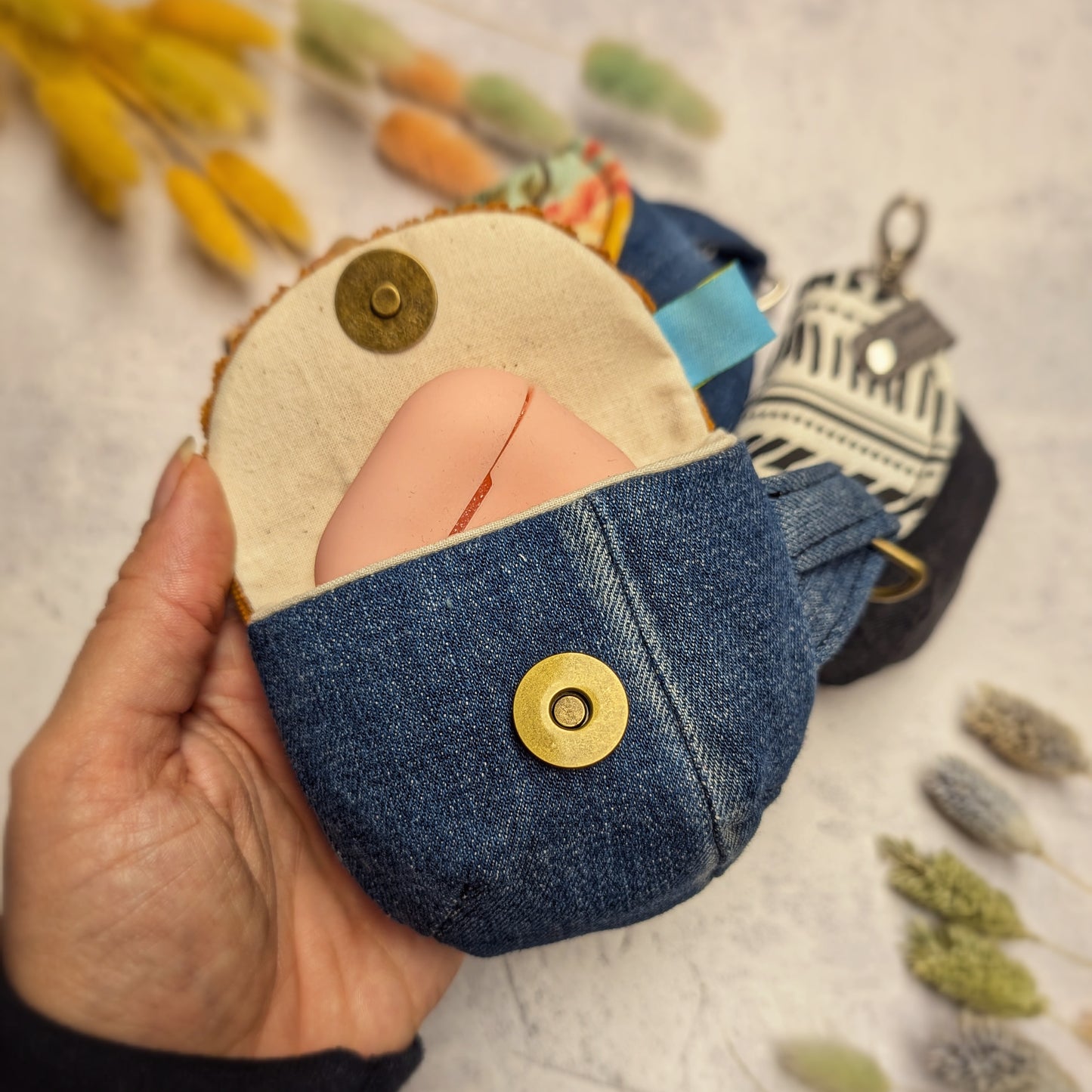 Cord (Klein) Upcycling "Little Bloom" - nachhaltig & Fair von AnyArtDesign