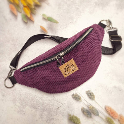 Mandala Cord Bauchtasche "Beere"