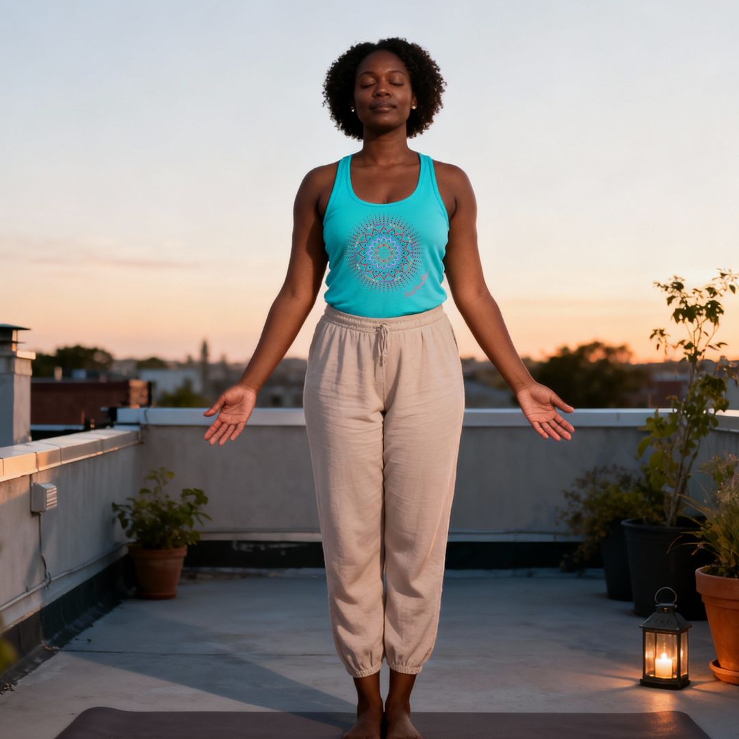 Mandala Tanktop "Just breathe"