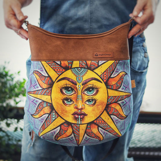 Mandala Handtasche "Vierauge-Sun"
