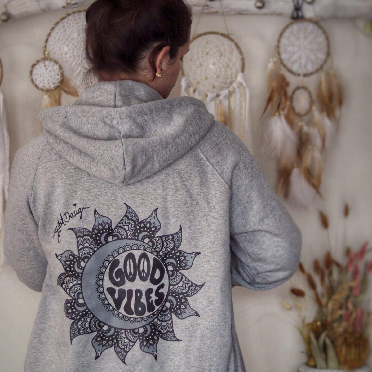 Mandala Sweatjacke "Good Vibes"