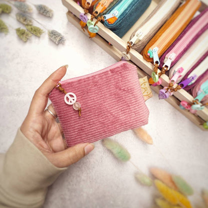 Cord Mini Geldbörse "Boho Summer"