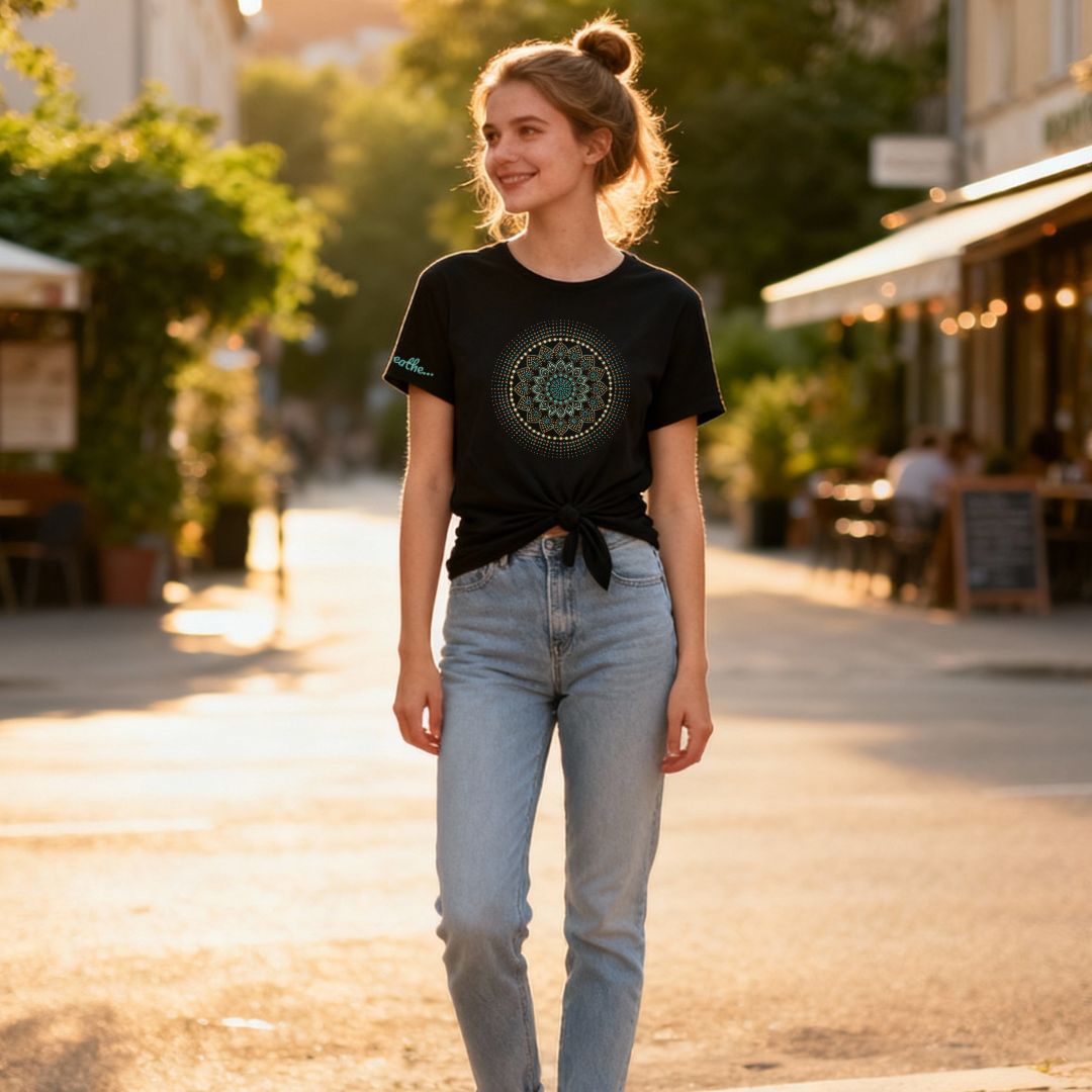 Unisex Bio T-Shirt "Just breathe."