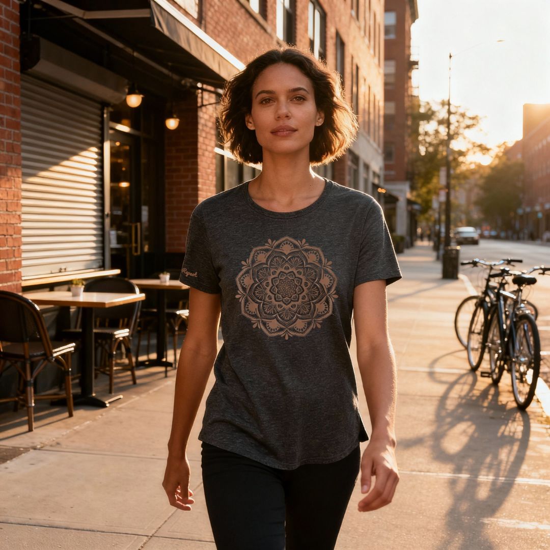 Unisex Bio T-Shirt "Breathe. Stretch. Repeat.“