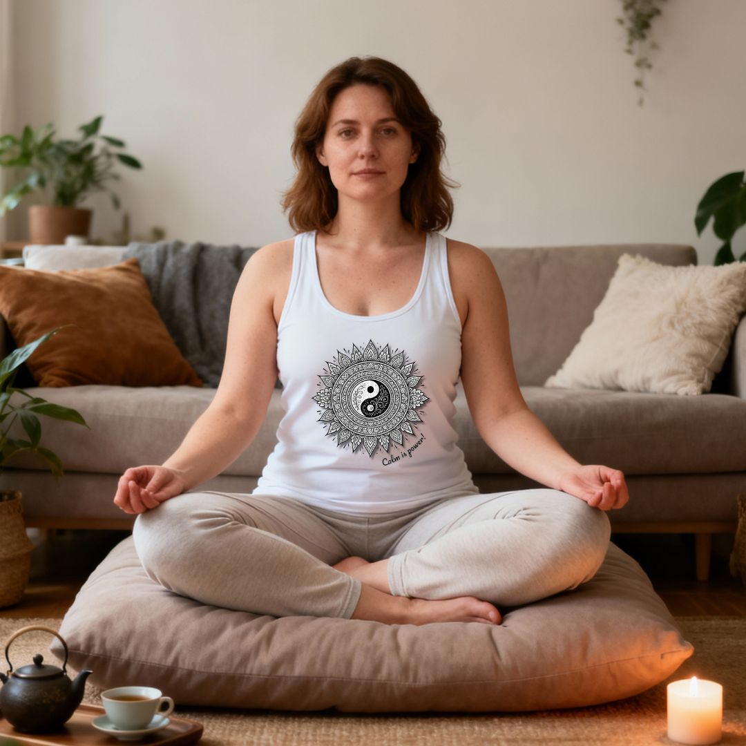 Mandala Tanktop "Calm is power!"