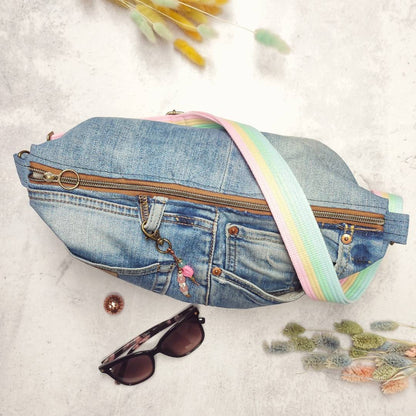 Upcycling Jeans Hobo Bag