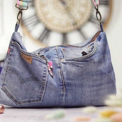 Upcycling Jeans Hobo Bag