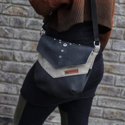 Vara Handtasche "Eyelet Gray"