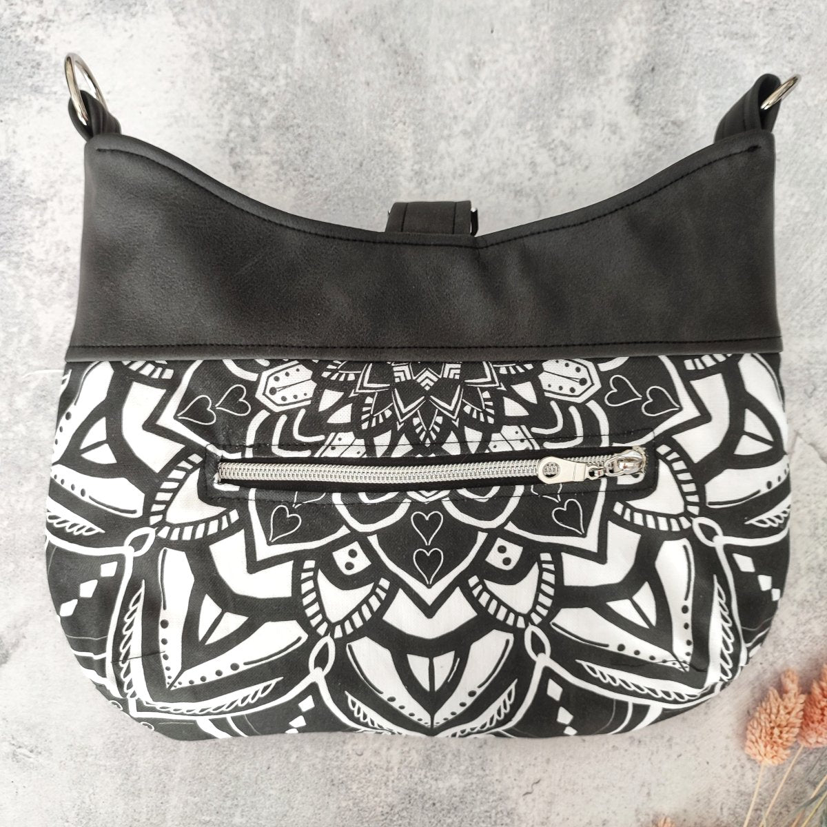 B-Ware Wendetasche "Black & White + Anthrazit" 1