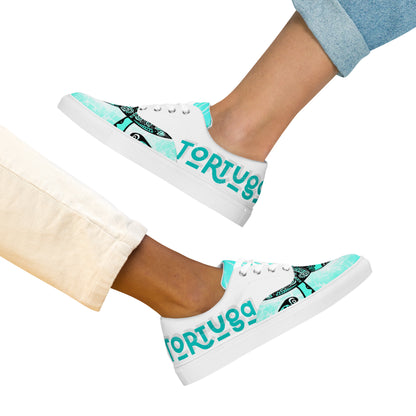 Mandala Lace-Up Sneaker "Tortuga"