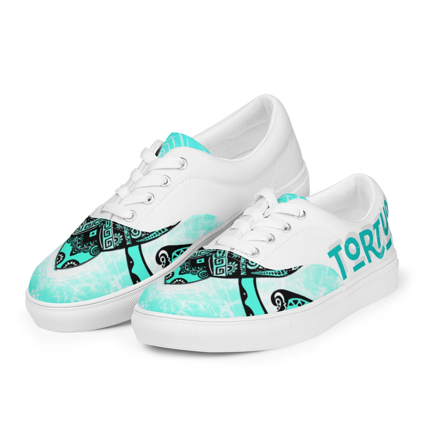 Mandala Lace-Up Sneaker "Tortuga"